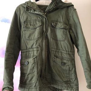 American Eagle Olive Green Winter Jacket